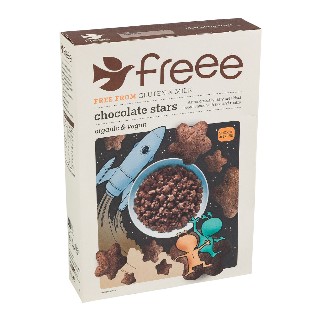 Doves Farm Gluten Free Organic Chocolate Stars Cereals