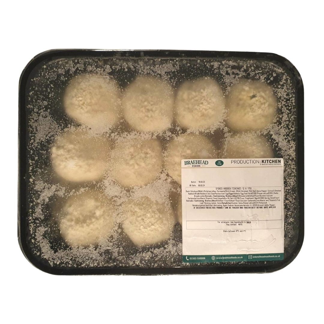 Smoked Haddock Fish Cake, Frozen 12 x 115g Albion Fine Foods Ltd.