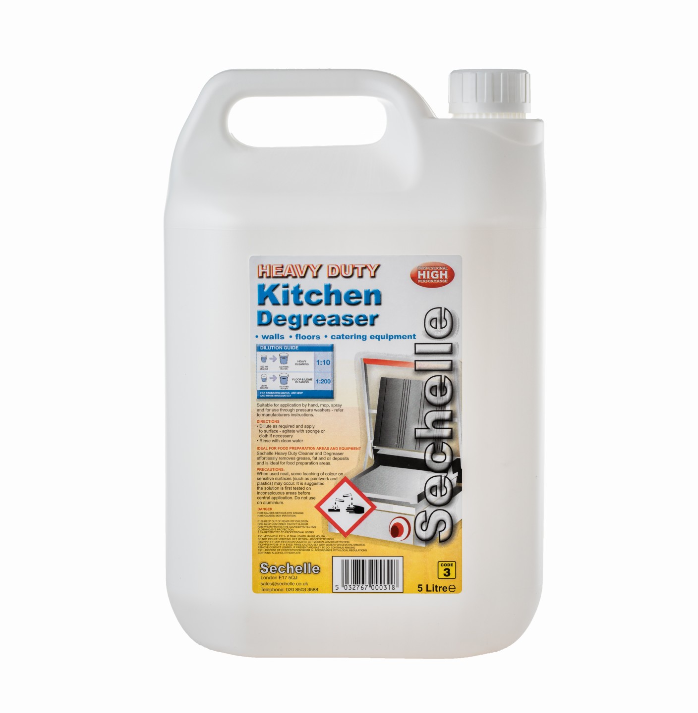 Kitchen Degreaser Heavy Duty 5lt Albion Fine Foods