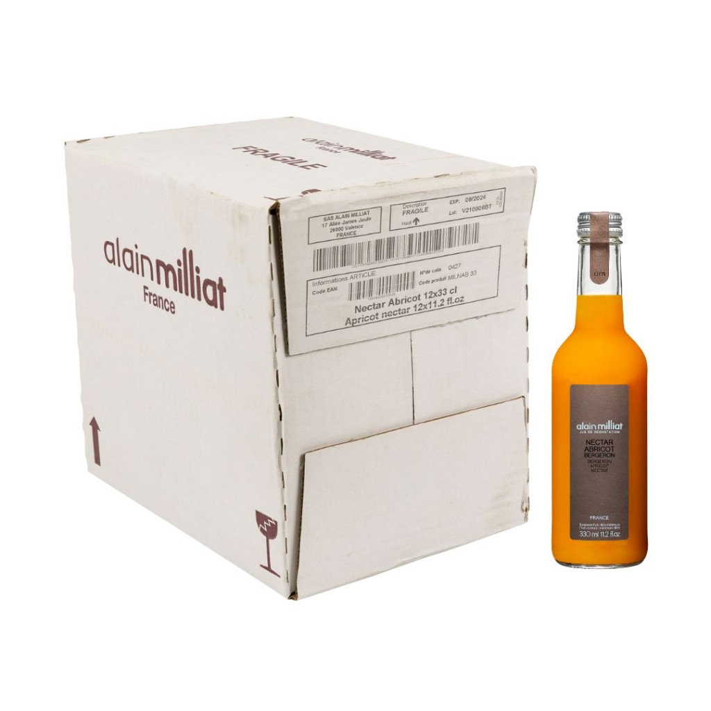Milliat Apricot Nectar 33cl Case of 12