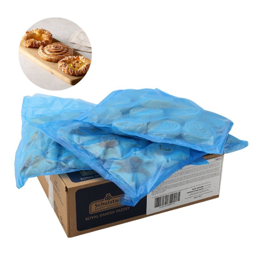 	Assorted Danish Pastries Cooked Boxed