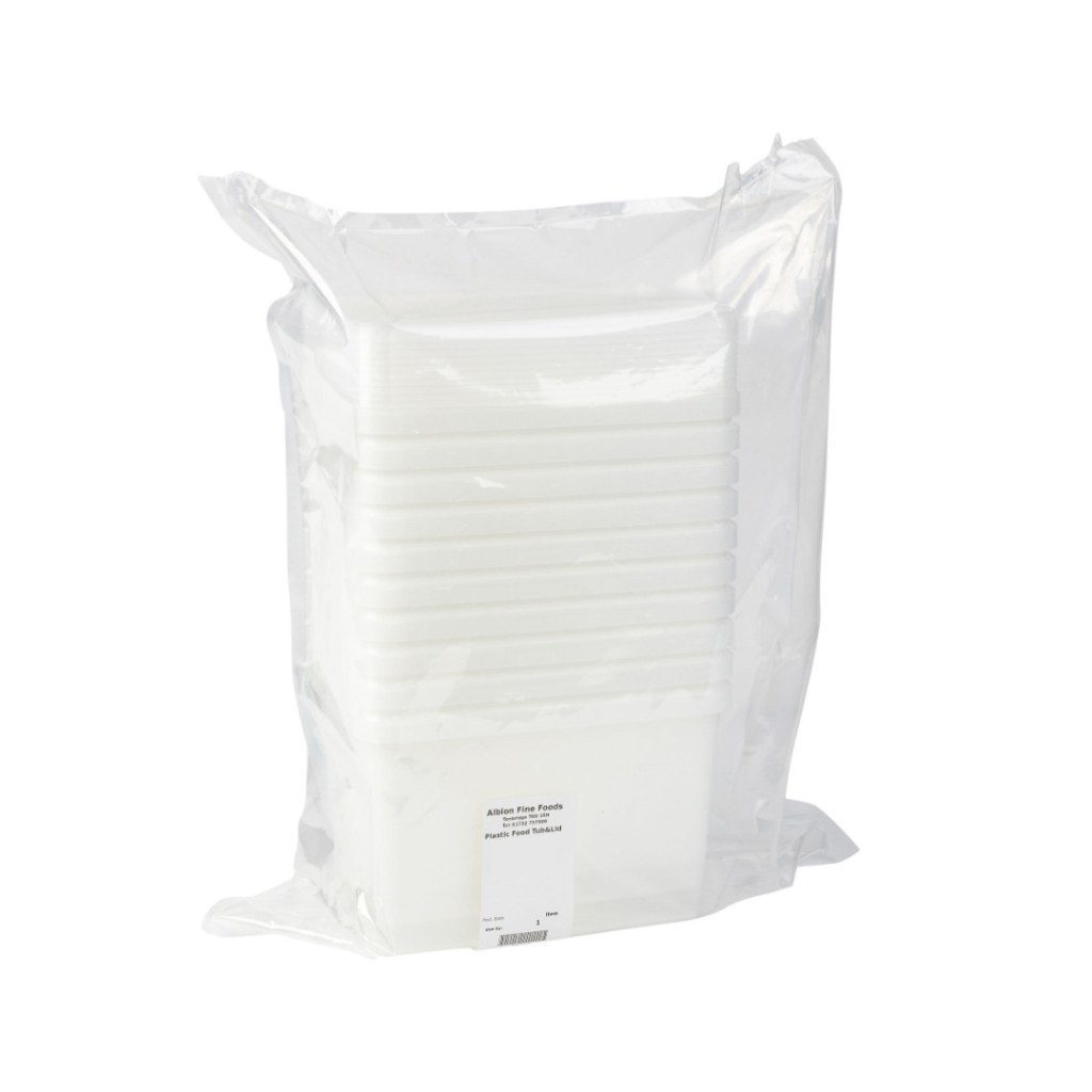 	Plastic Food Tub & Lid 2ltr