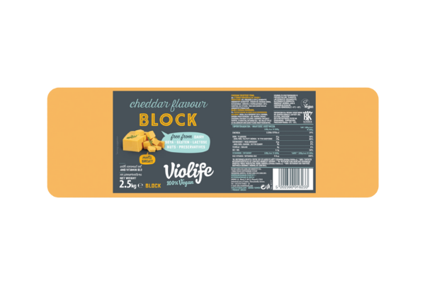 Vegan Cheddar Cheese Block