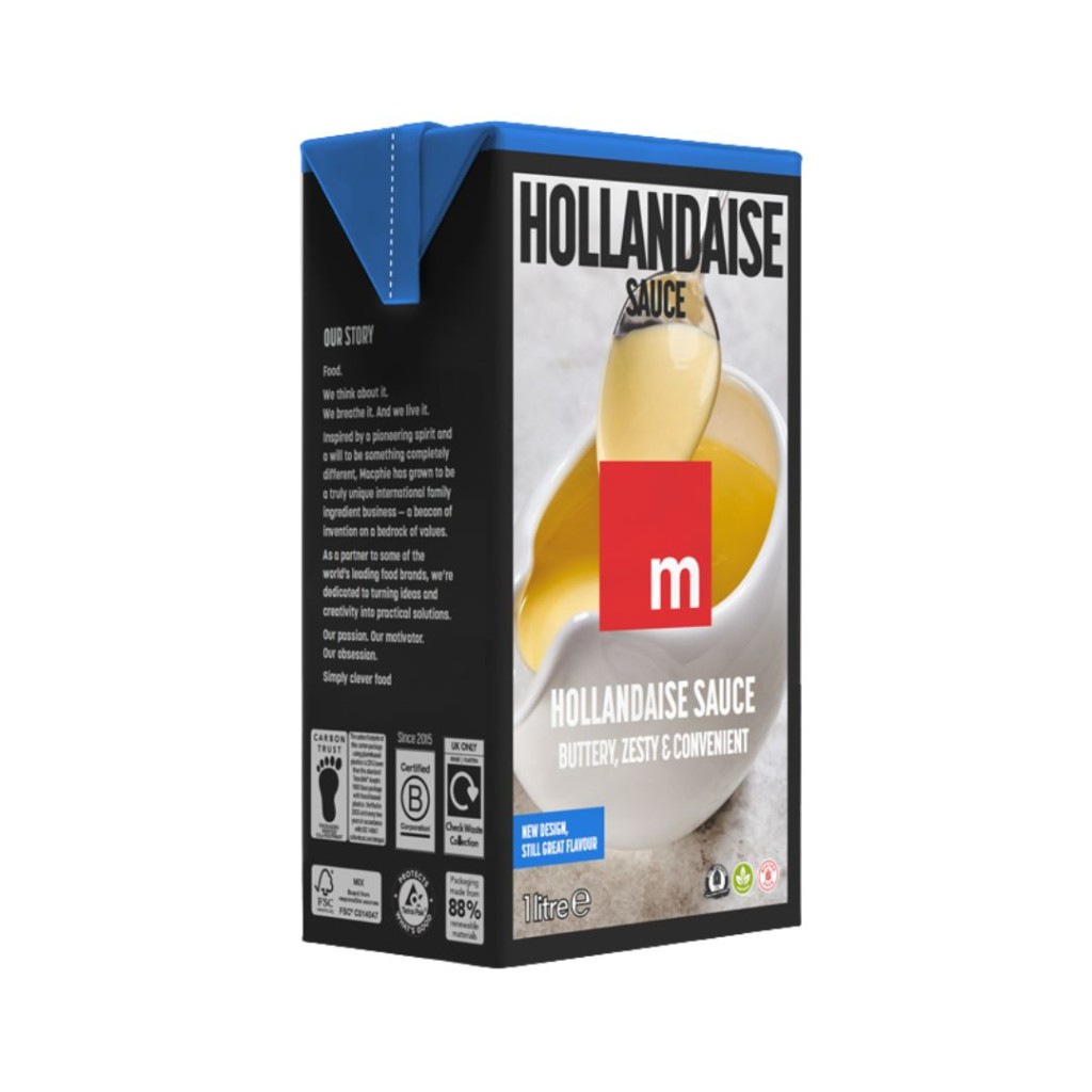 Hollandaise Sauce - Macphie 1 litre carton
