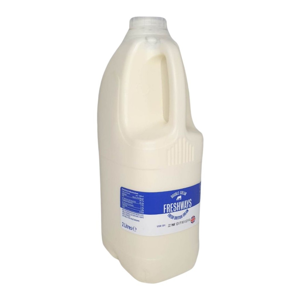 Double Cream, Fresh Catering 2ltr Albion Fine Foods Ltd.