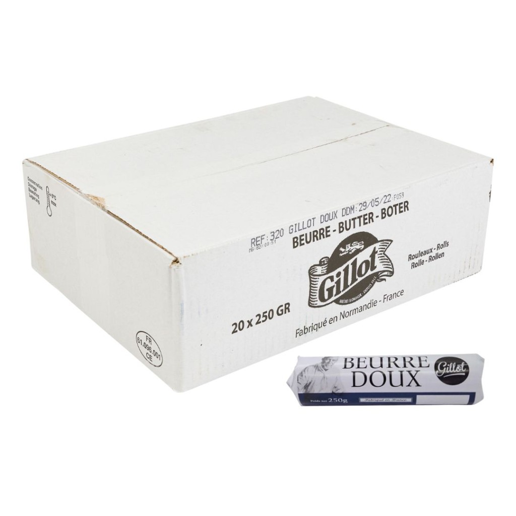 Butter ROLL French Unsalted box of 20