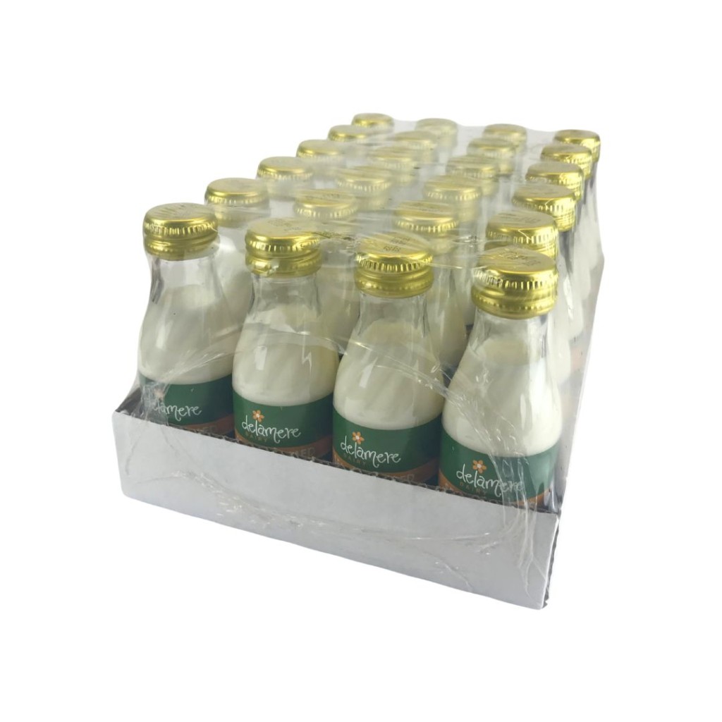 Milk Semi Skimmed, Glass Bottles - Delamere Dairy