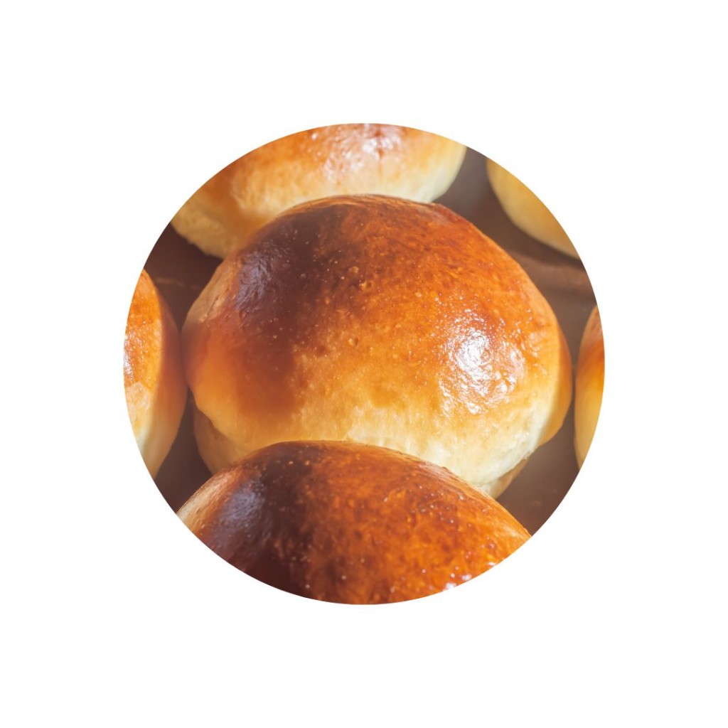 Bun French Glazed Brioche, Sliced