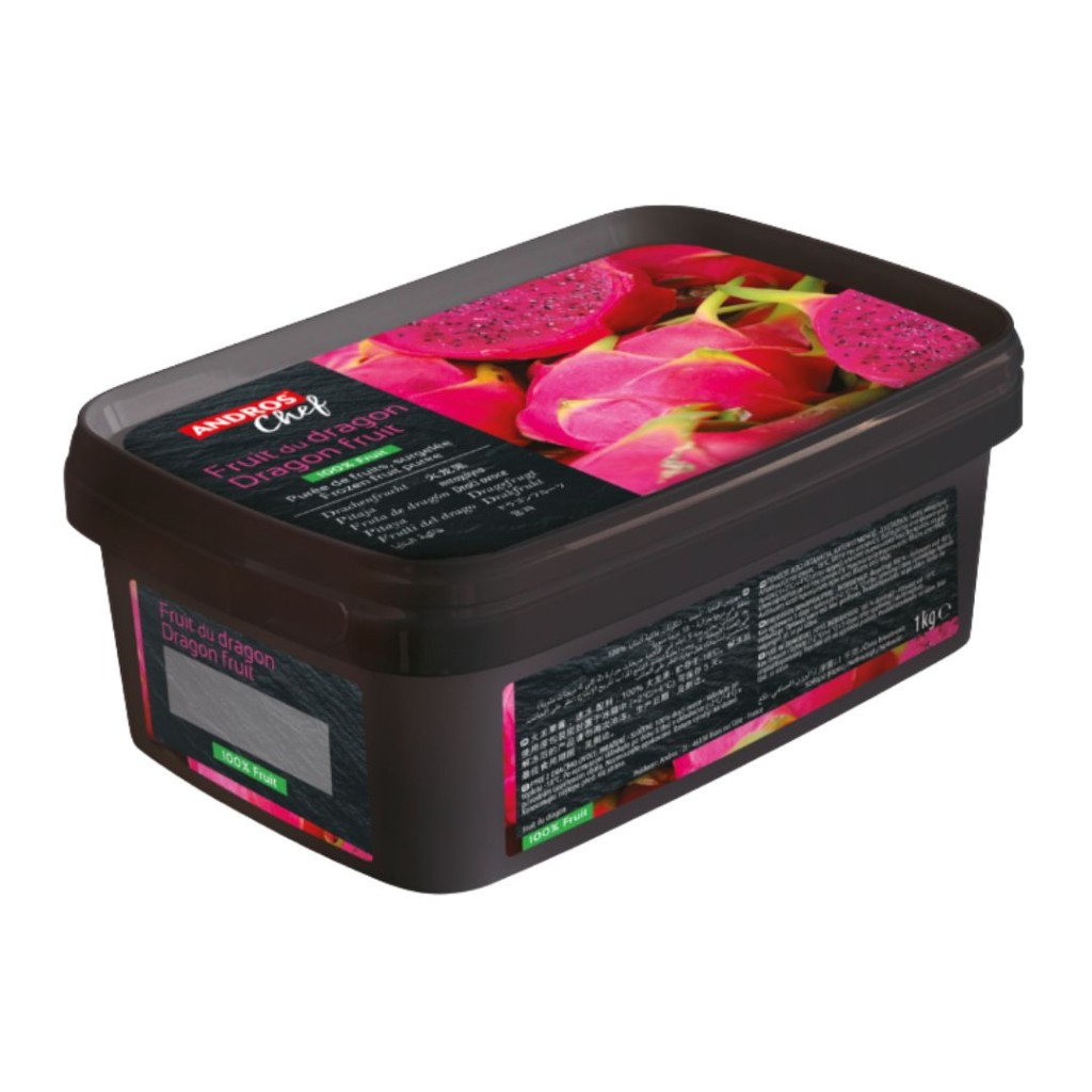 Puree Dragon Fruit, Frozen - Andros