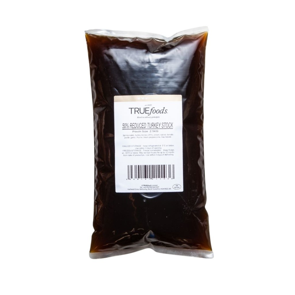 Reduced Turkey Stock, Frozen - True Foods