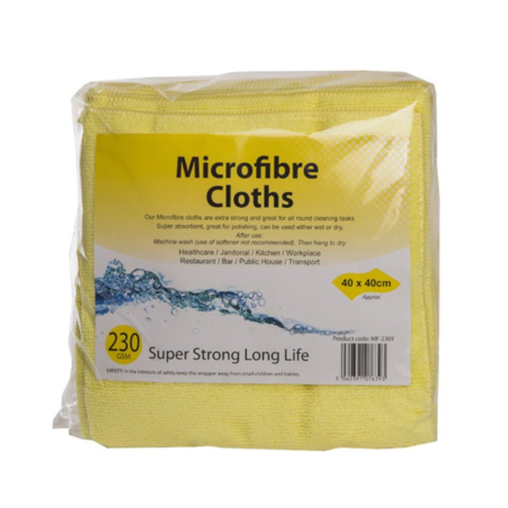 Micro Fiber Cloths, Yellow