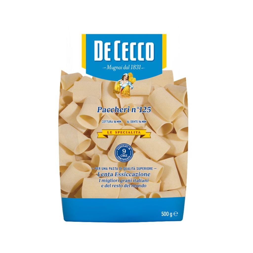 Pasta, Paccheri n125 - De Cecco