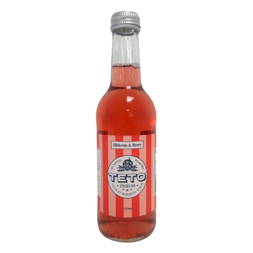 Hibiscus & Berry Sparkling Cold Brew Tea - Teto
