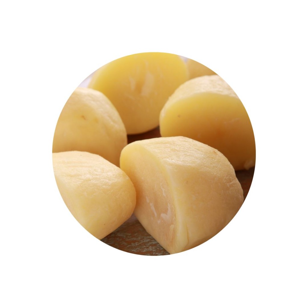 Potato Roast Cut, Peeled and Uncoated, Prepared