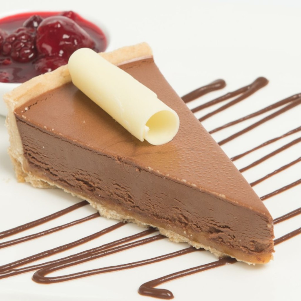 Salted Caramel Chocolate Tart Vegan, Frozen