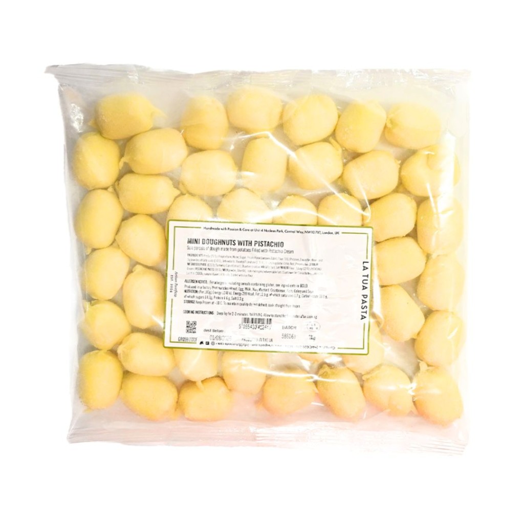 Doughnuts Mini Filled w/ Pistachio Cream, Frozen