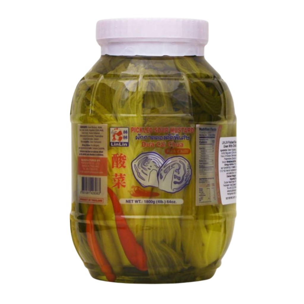 Pickled Sour Mustard with Chilli