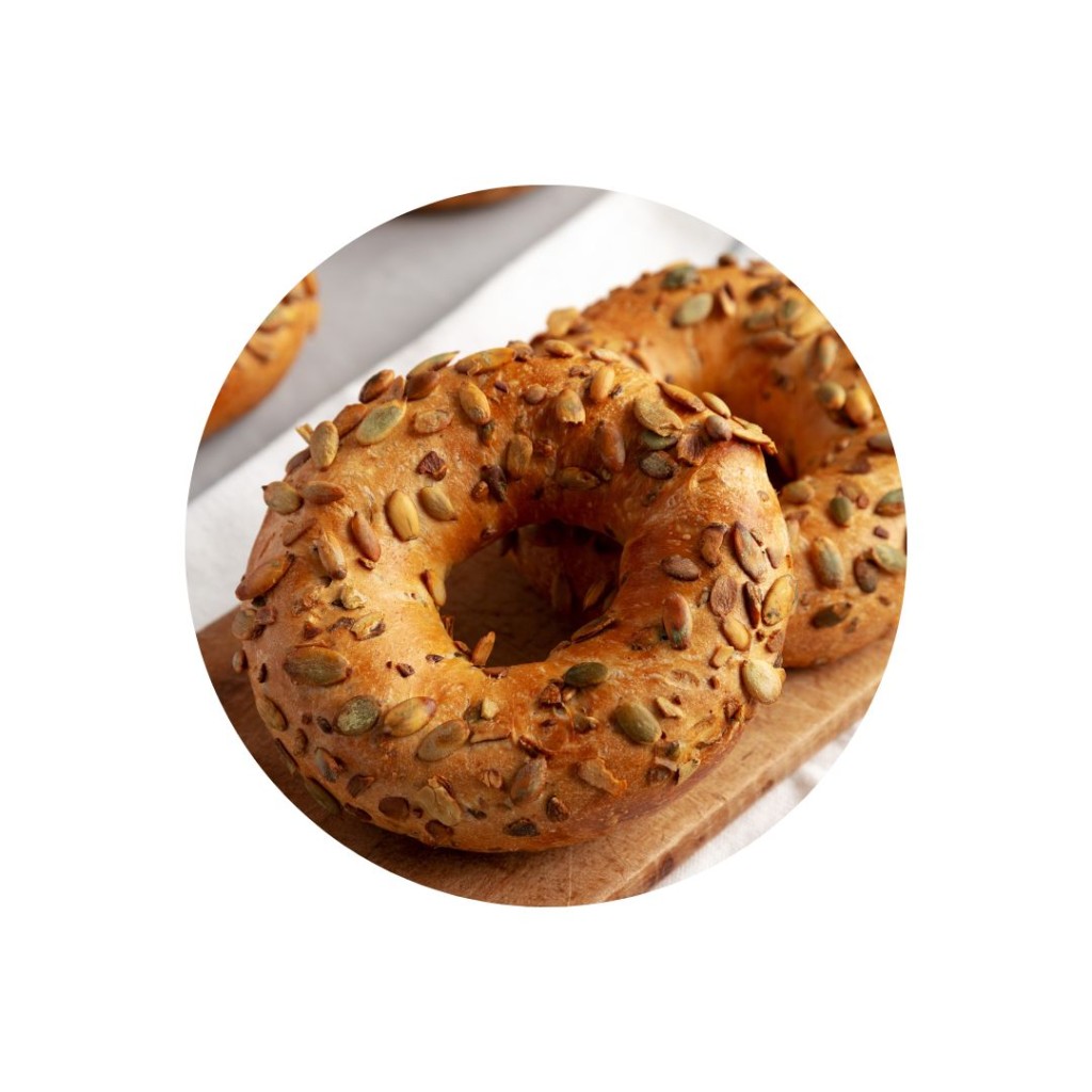 Seeded Bagel, Gluten Free, Frozen