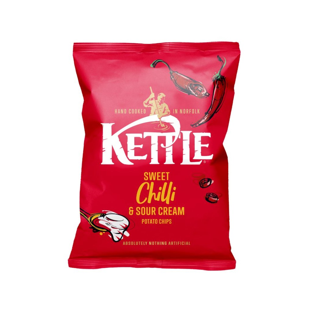 Crisps, Sweet Chilli & Sour Cream - Kettle Chips