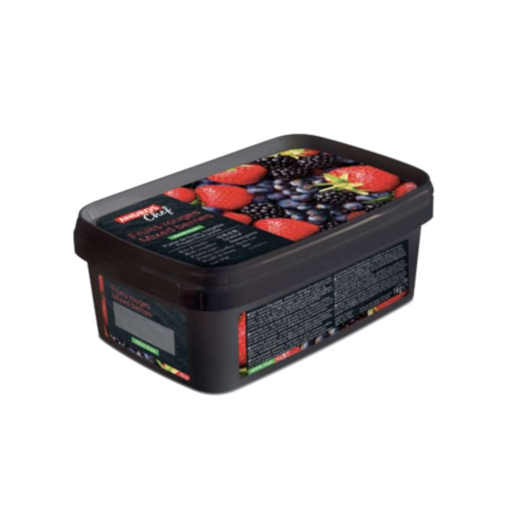 Puree, Mixed Berries, Frozen - Andros