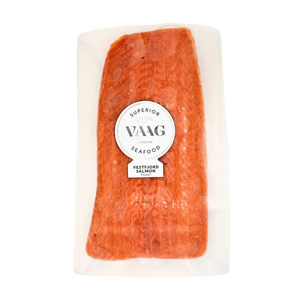Salmon Fillet Skin On, Frozen - VAAG