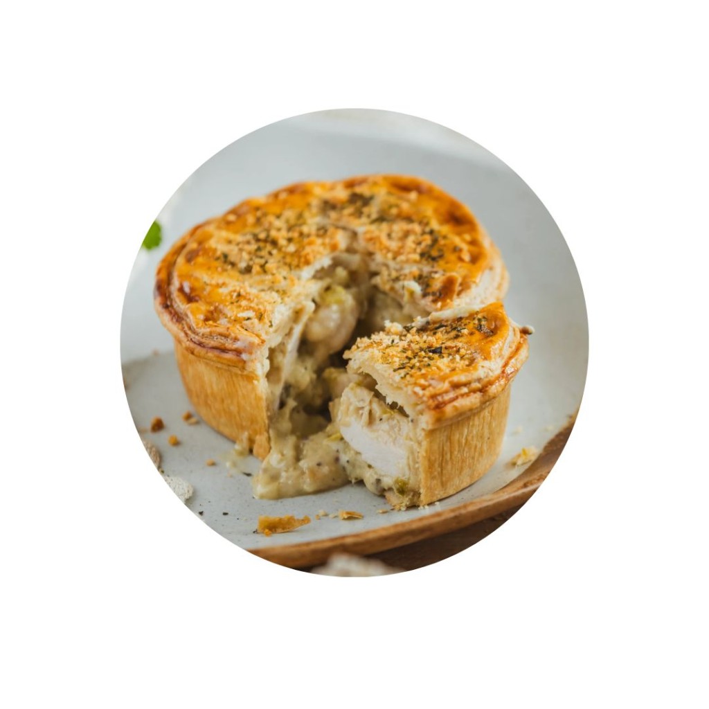 Pie Chicken & Leek, Frozen - The Artful Baker