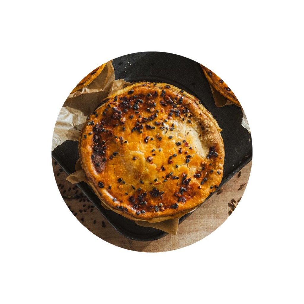 Pie Keralan Cauliflower Vegan, Frozen - The Artful Baker