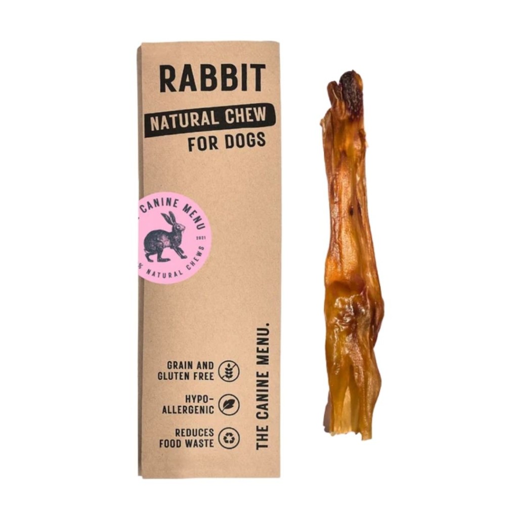 Rabbit Dog Chews - The Canine Menu