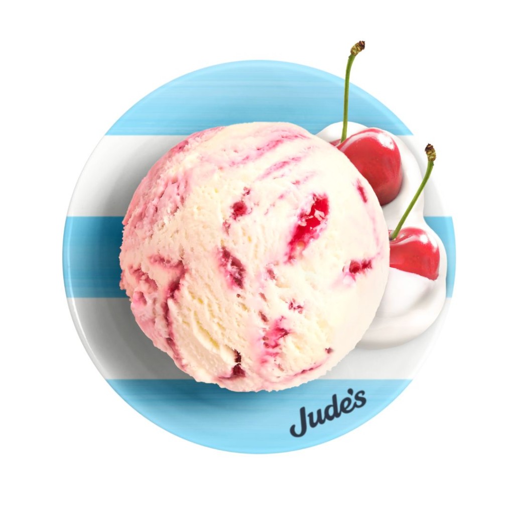 Ice Cream Cherries & Clotted, Frozen - Judes