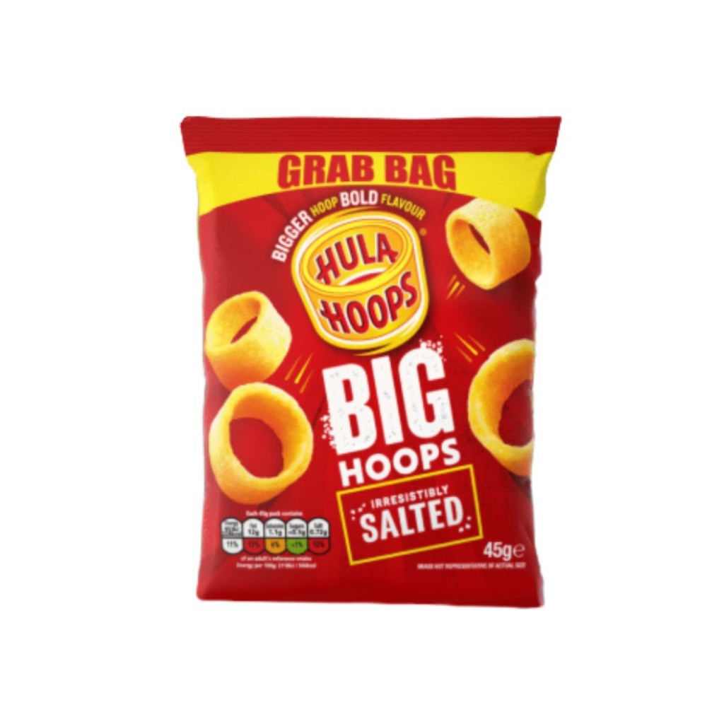 Salted Crisps, Big Hoops - Hula Hoops