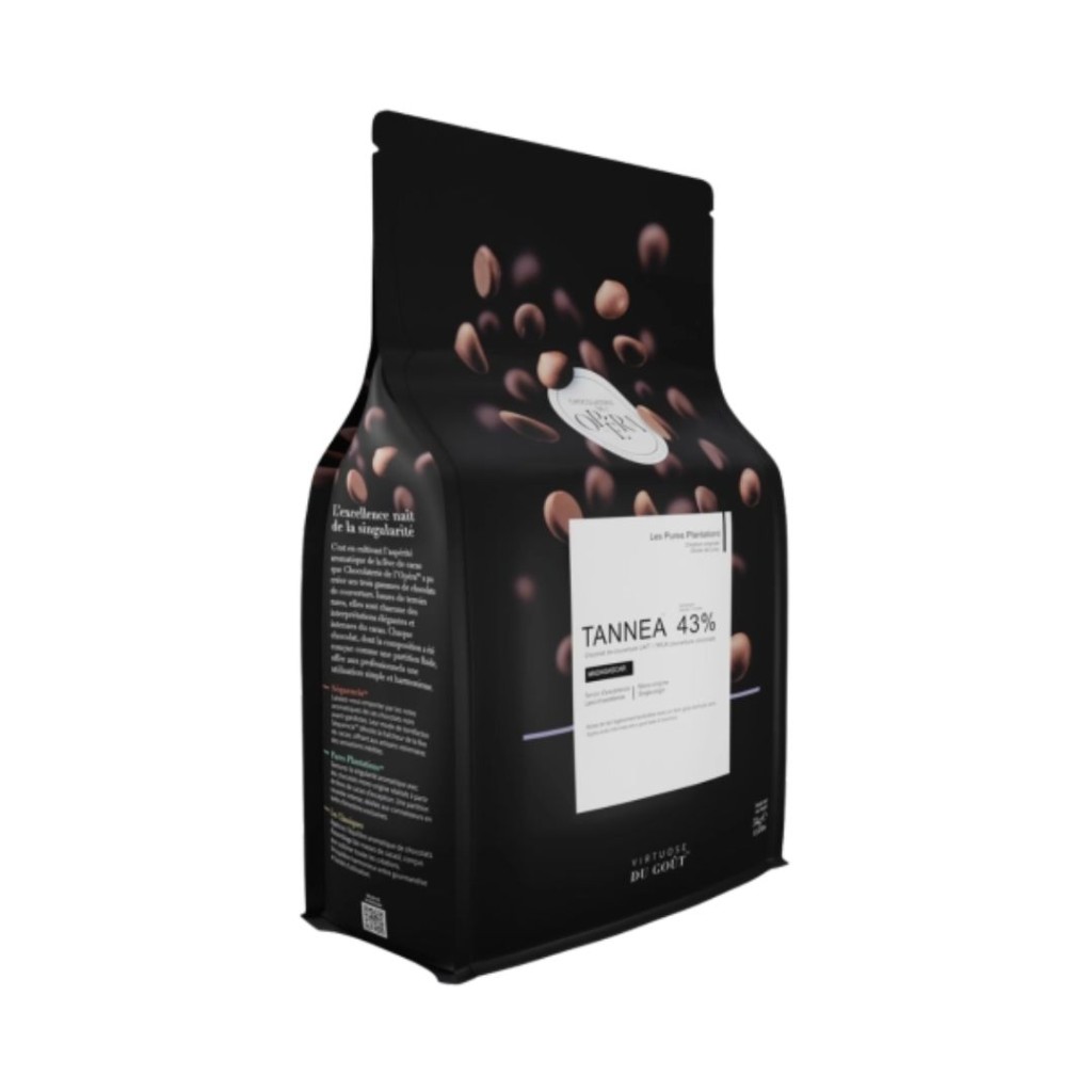 Milk Chocolate Couverture, Callets 'Tannea' 43% - Chocolaterie de L'opera