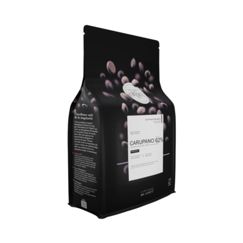 Dark Chocolate Couverture, Callets 'Carupano' 62% - Chocolaterie de L'opera