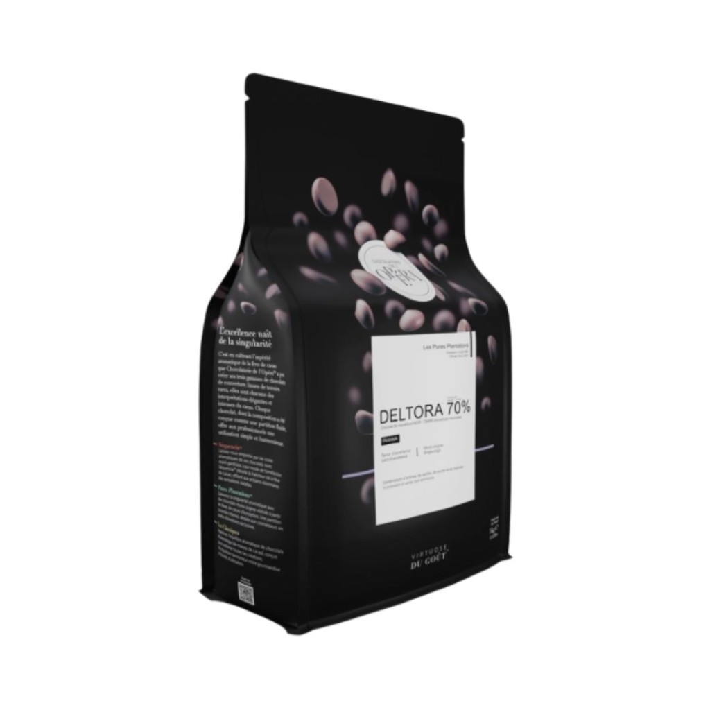 Dark Chocolate Couverture, Callets 'Deltora' 70% - Chocolaterie de L'opera