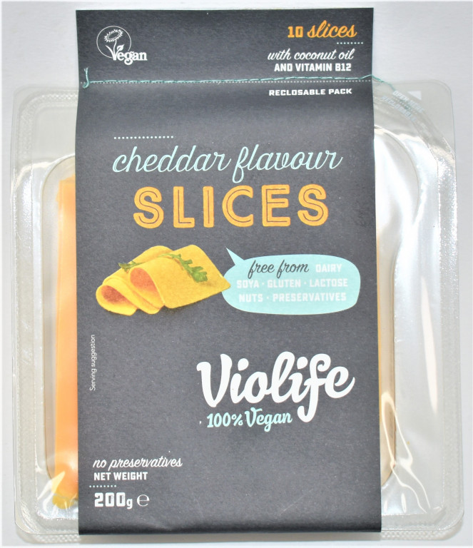 Vegan Cheddar Cheese Sliced