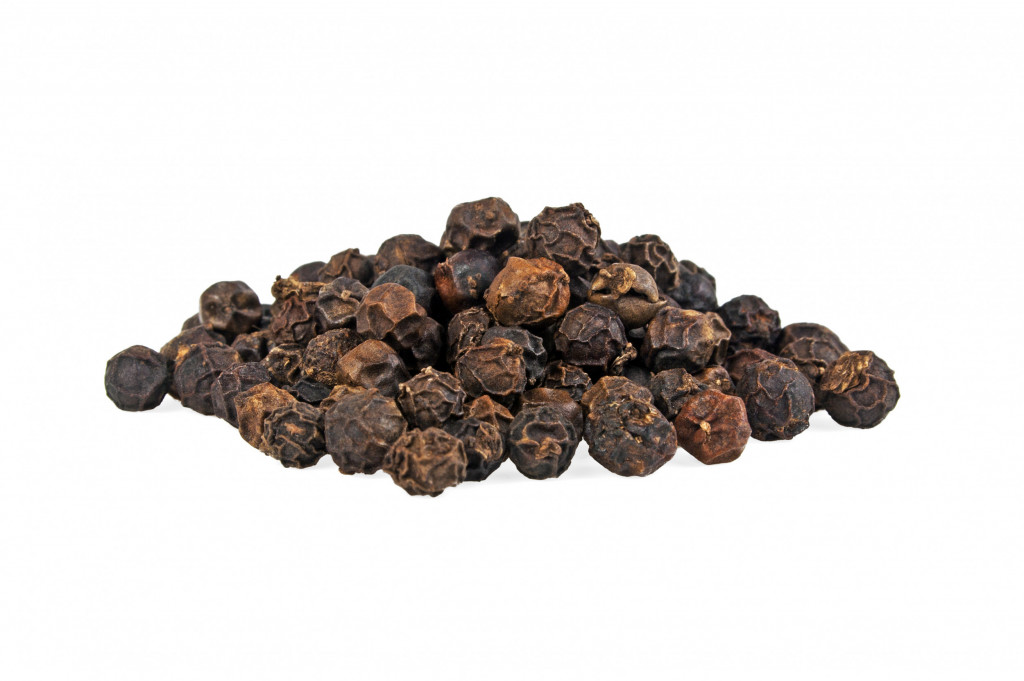 Black Peppercorns Whole Kampot 100g Albion Fine Foods Ltd.