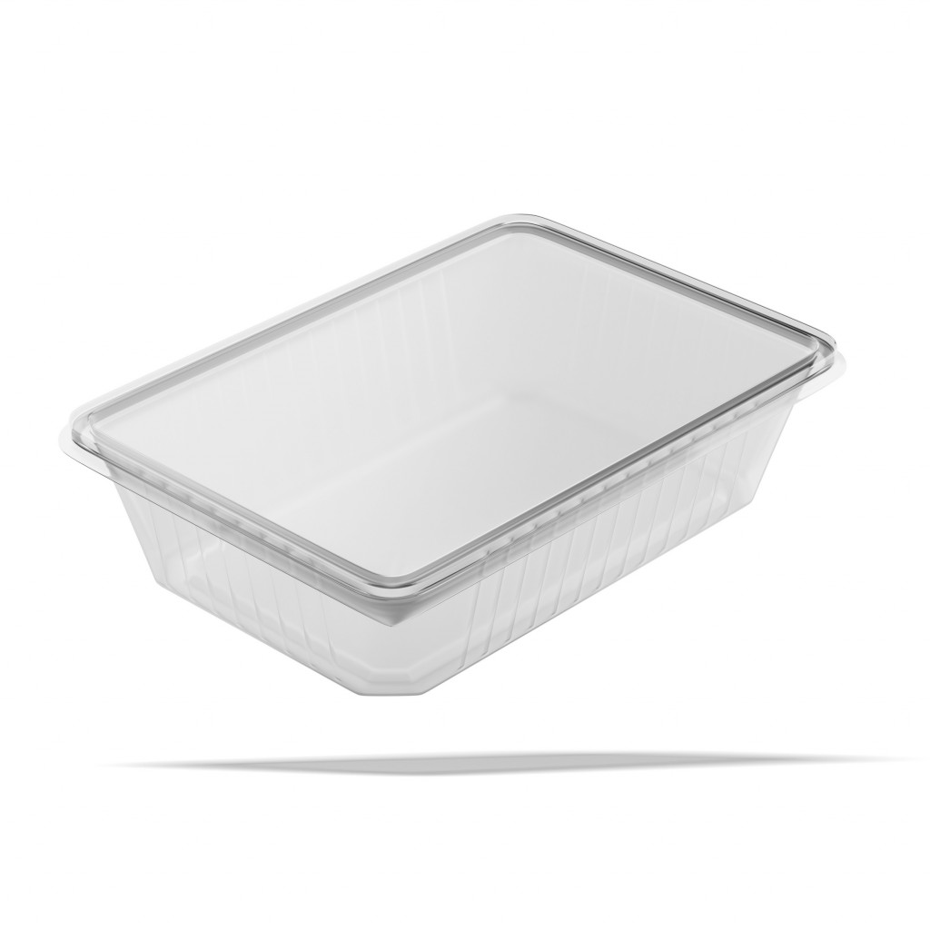Plastic Food Tub & Lid 2ltr x 10 Albion Fine Foods