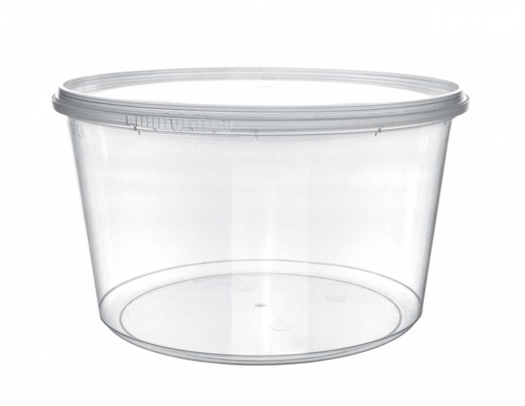 Round Plastic Food Tub 2.3ltr