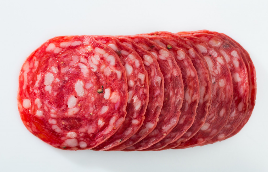 Salchichon de Vic Sliced