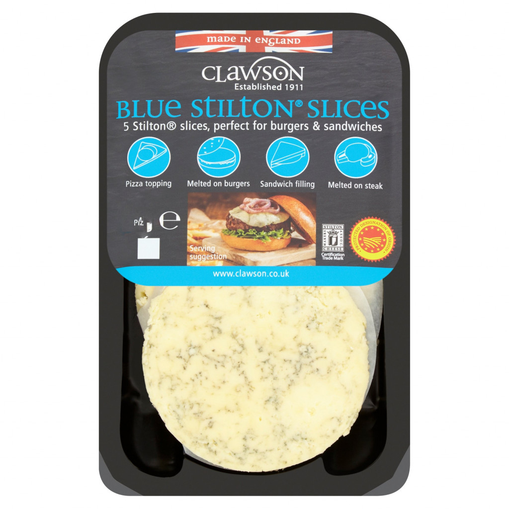 Stilton Sliced