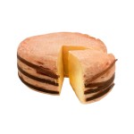 Livarot Fermier round soft cheese in box