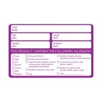 Food Allergen labels