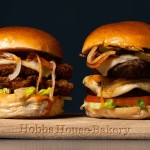 Burger Buns Ultimate Unseeded, Frozen - Hobbs pack of 6