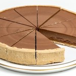 Salted Caramel Chocolate Tart Vegan, Frozen