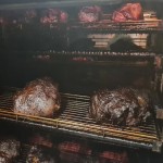 Pulled Pork cooked close up