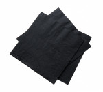 Napkins Black 2ply 25cm