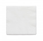 Napkins White 3ply 40cm