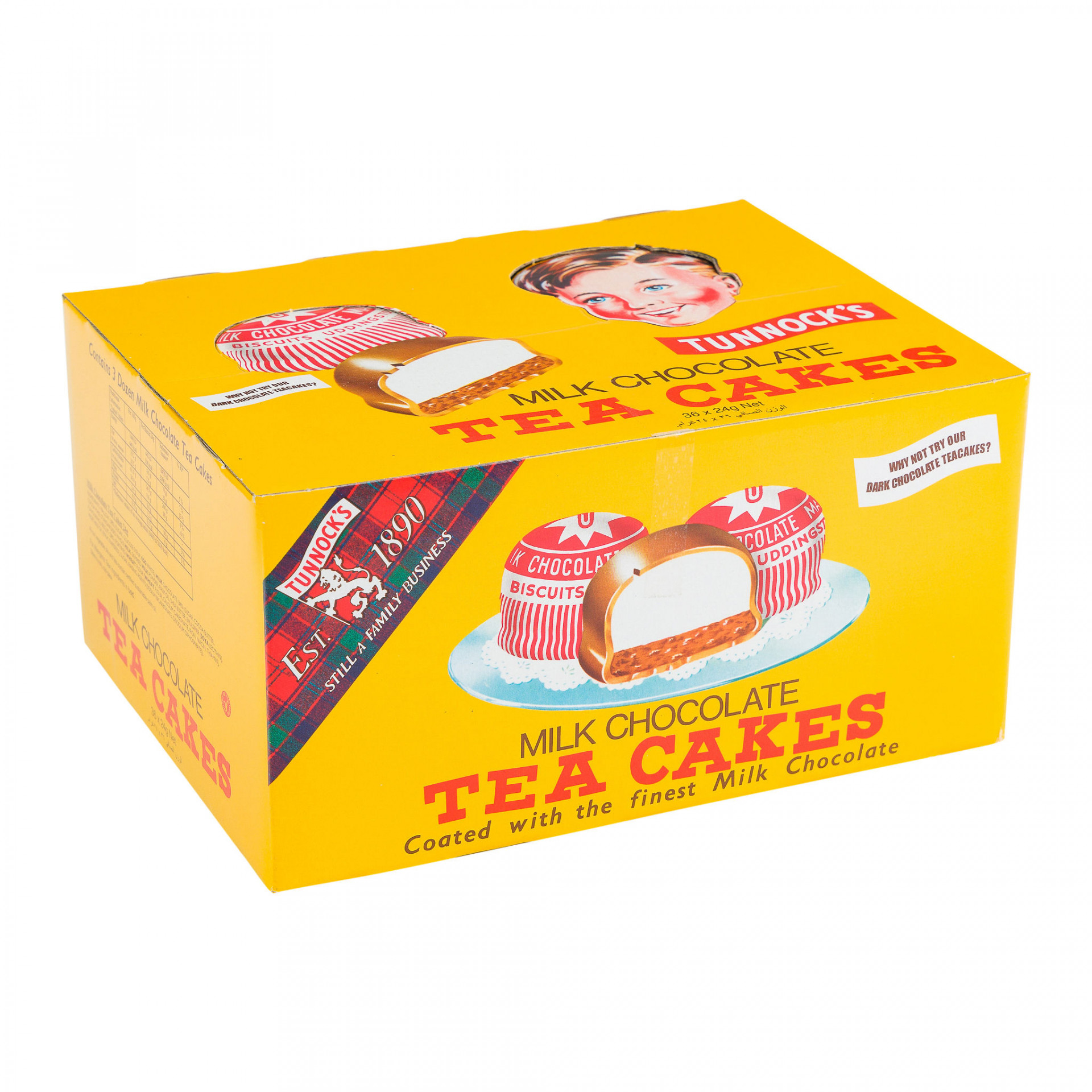 Tunnocks Milk Chocolate Tea Cakes 36 x 24g Albion Fine Foods Ltd.