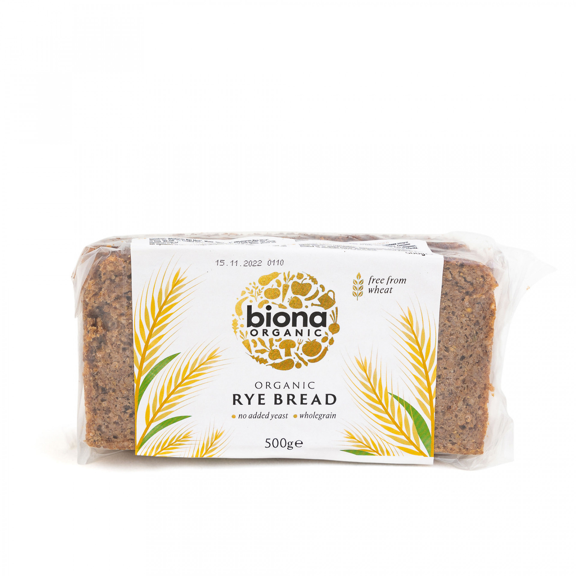 Biona Organic Rye Bread 500g Albion Fine Foods Ltd.