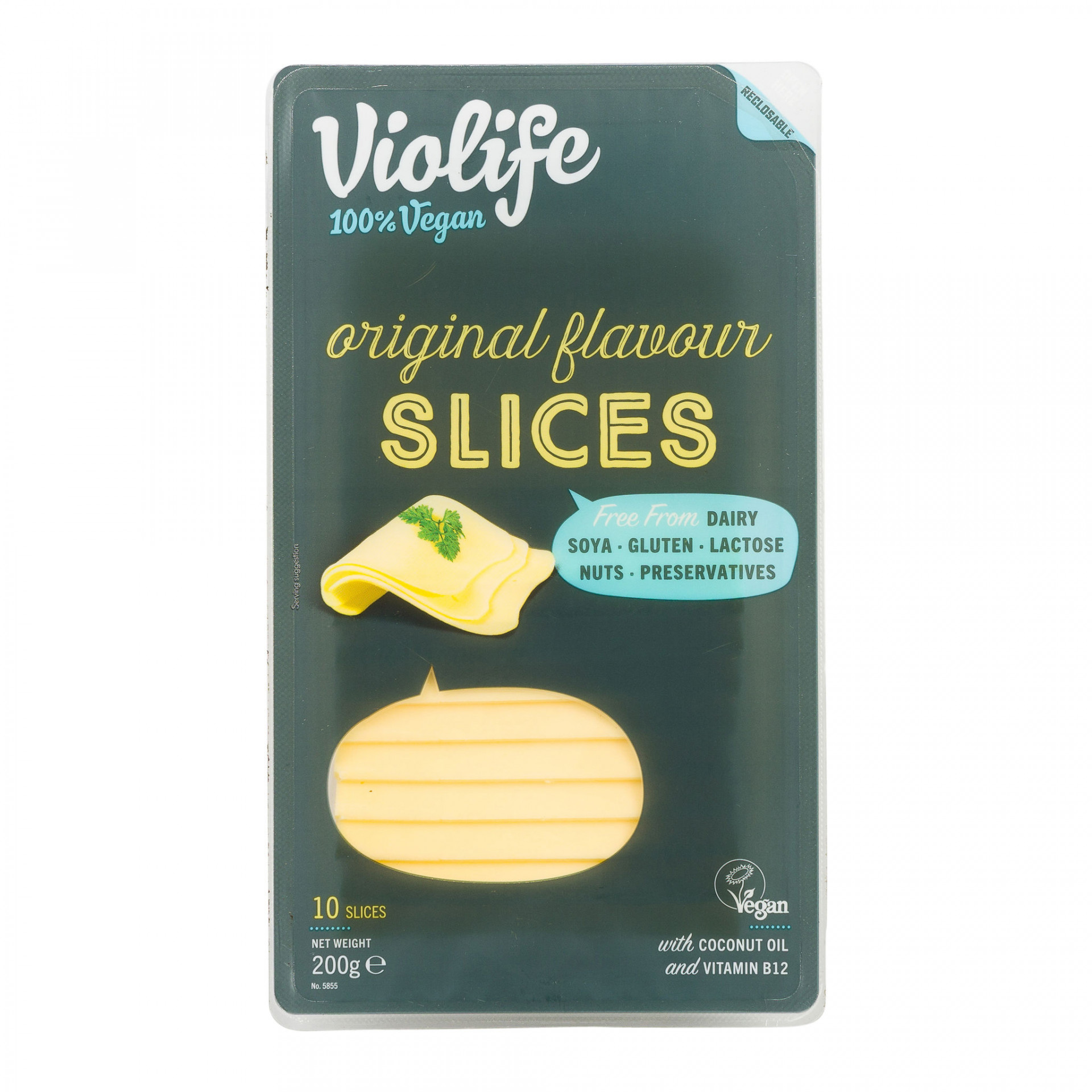 Violife Original Flavour Vegan Cheese Slices 200g Albion Fine Foods Ltd.