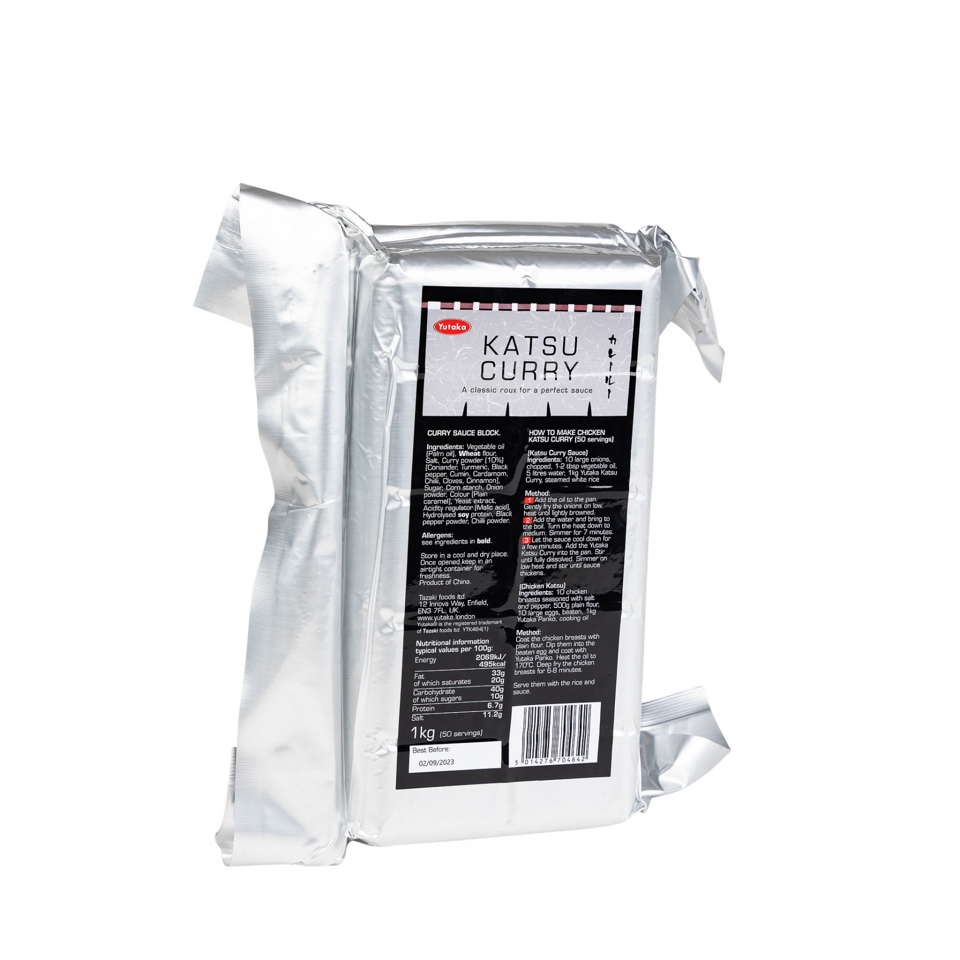 Japanese Katsu Curry Sauce Block Yutaka 1kg Albion Fine Foods Ltd.